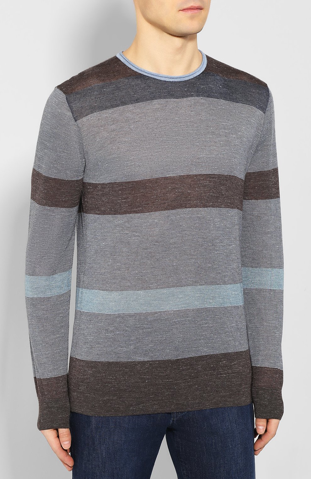 Джемпер из смеси шелка и кашемира GIORGIO ARMANI, арт. 3HSM34/SM20Z, фото 3