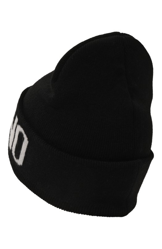 Шапка из шерсти и вискозы Moschino 60102/M5672 Чёрный  60102/M5672 Фото 2