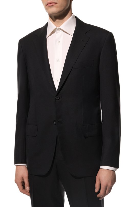 Шерстяной костюм Kiton UA81K01X33 Синий  UA81K01X33 Фото 2