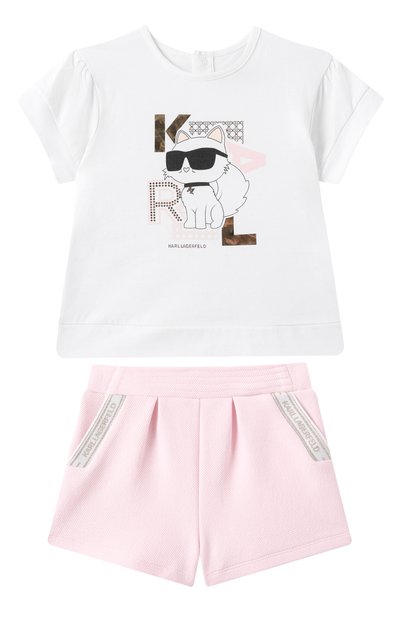 Комплект из футболки и шорт KARL LAGERFELD KIDS, арт. Z30513., фото 1