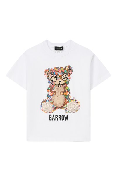 Хлопковая футболка BARROW, арт. S6BKJGTH177