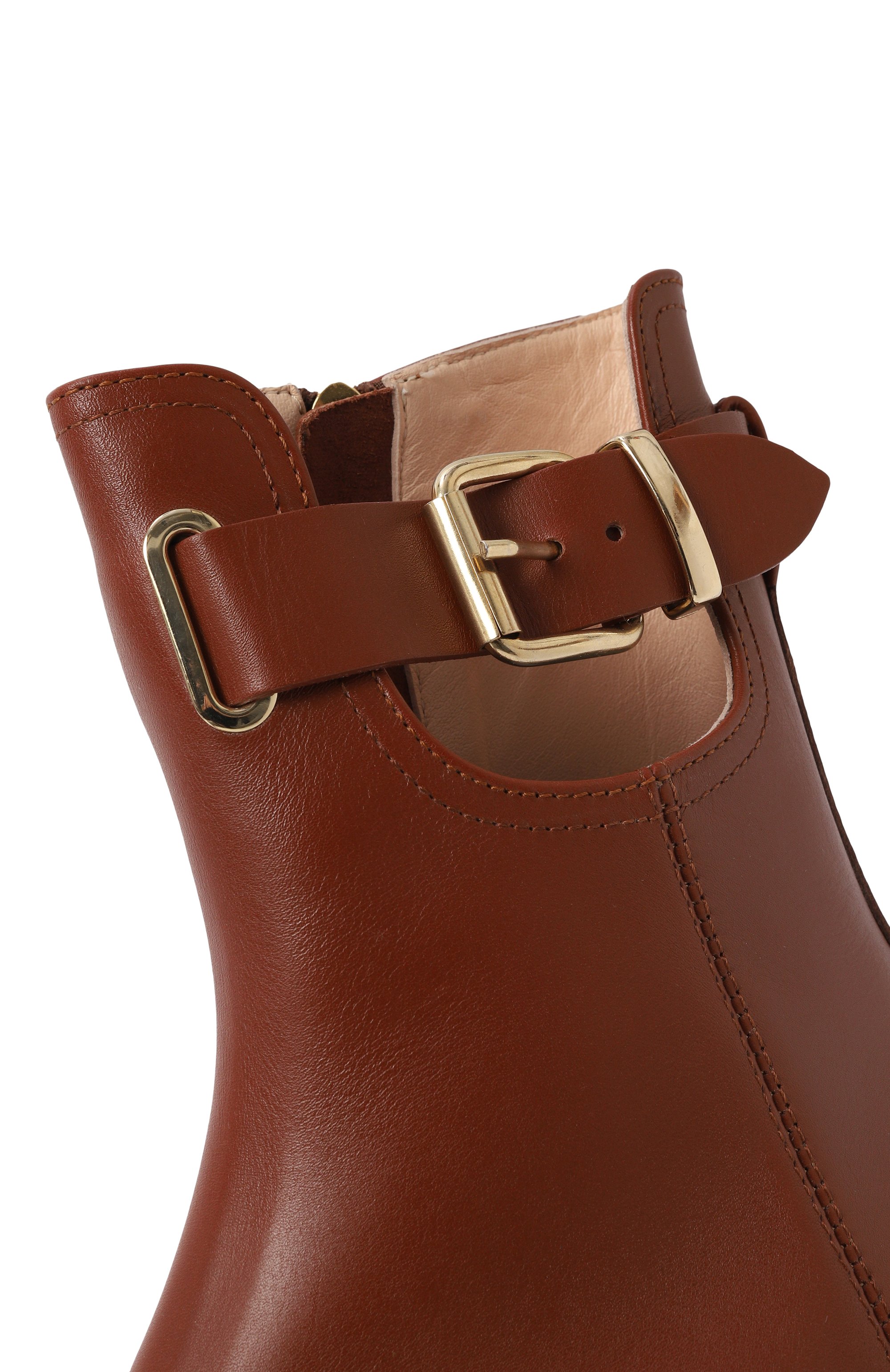 Кожаные ботинки chunky AGL, арт. D756593PGKA213G127, фото 7