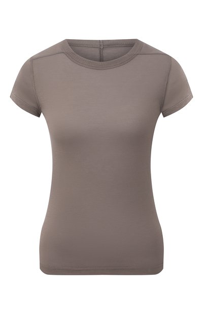 Женская футболка из вискозы и шелка RICK OWENS, арт. RP21S3235/JS