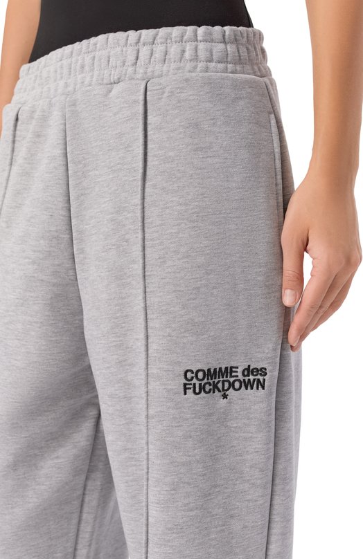 Хлопковые брюки Comme des Fuckdown CFABW01374 Серый  CFABW01374 Фото 5