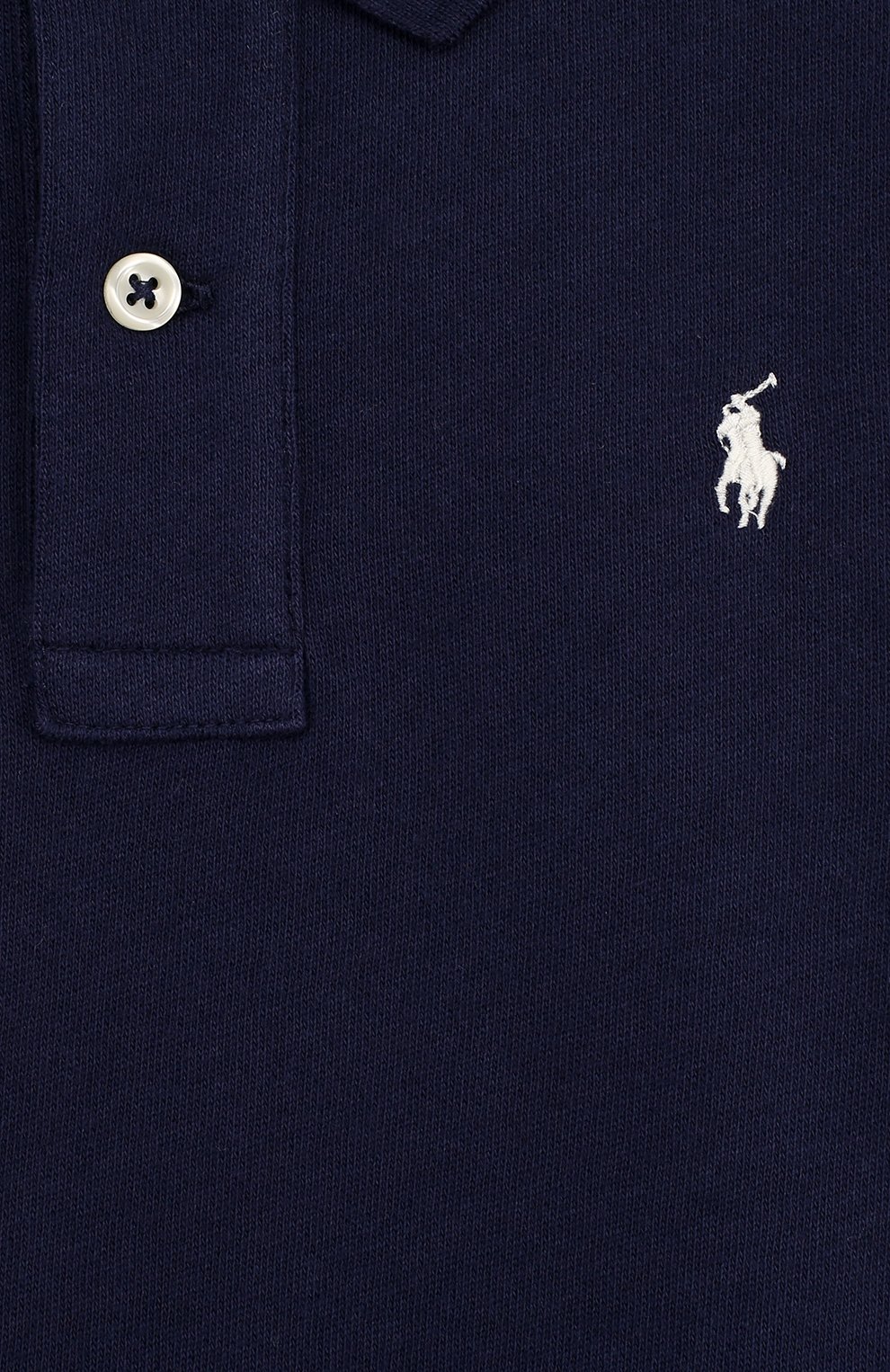 Хлопковое поло с логотипом бренда POLO RALPH LAUREN, арт. 321682620, фото 3