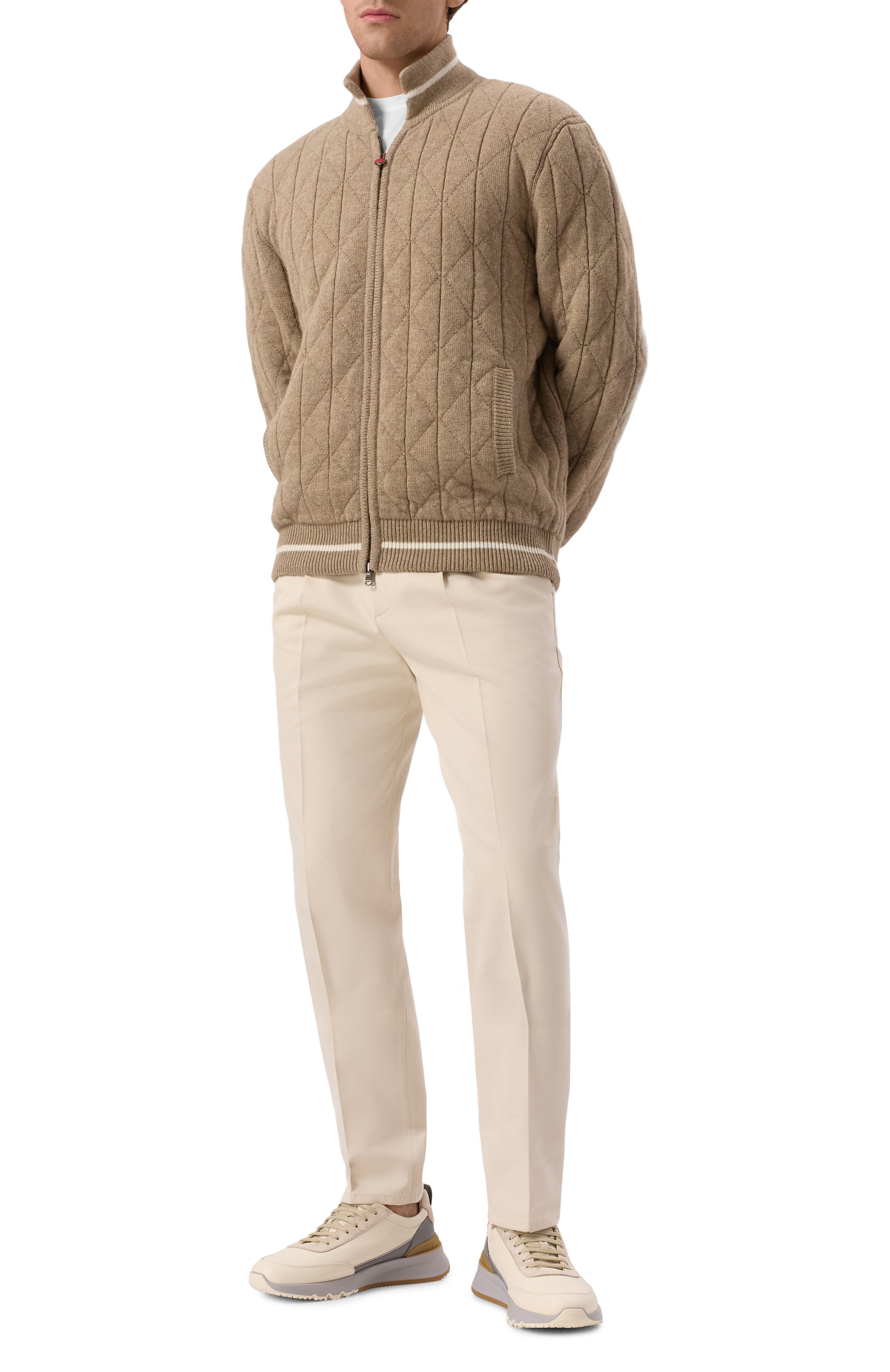 Кожаные кроссовки urban BRUNELLO CUCINELLI, арт. MZUAVG0278, фото 2