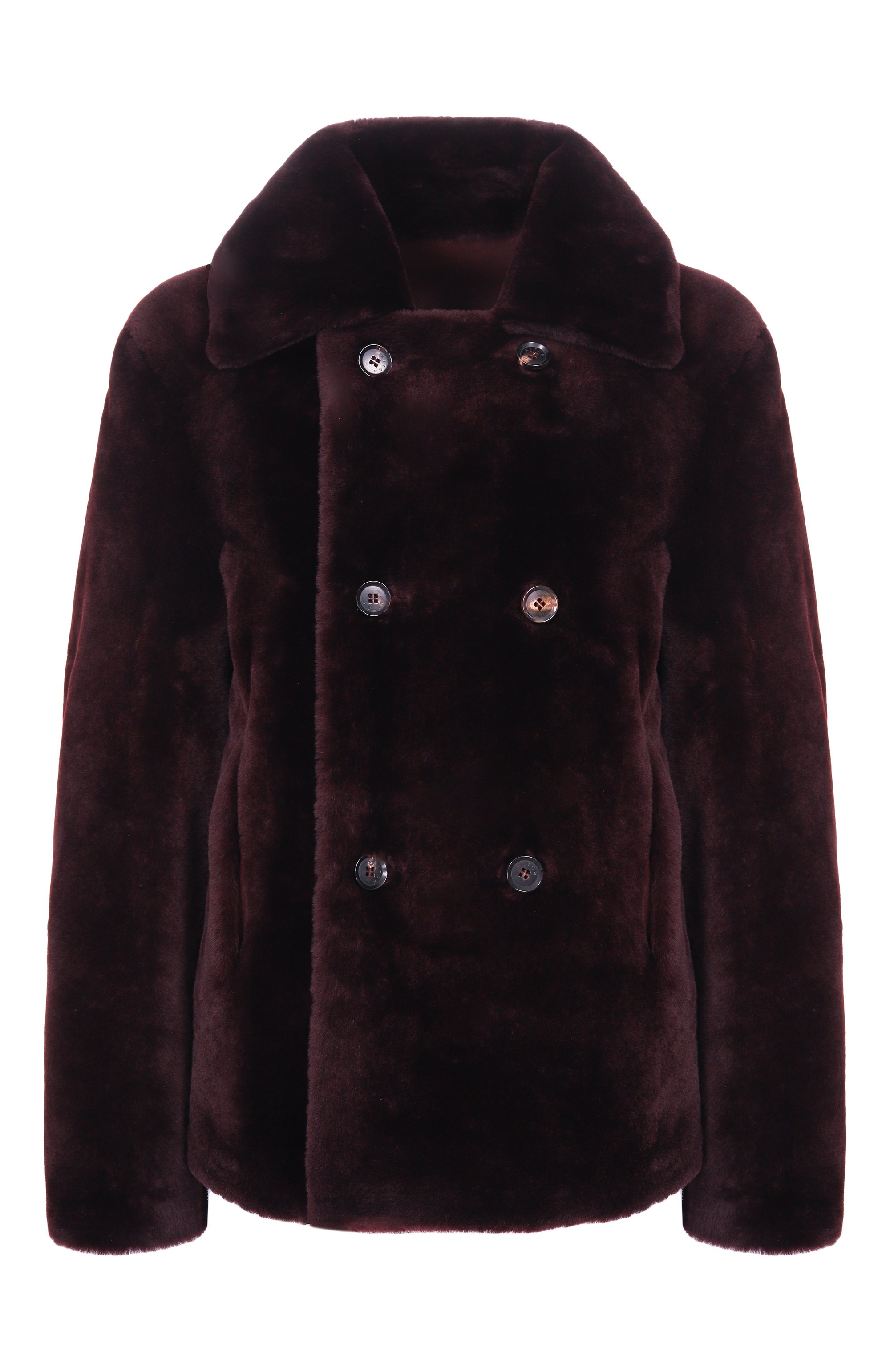 Двусторонняя дубленка KITON бордового цвета по цене 877000 руб., арт. D62571K0551L, фото 1 Двусторонняя дубленка KITON, арт. D62571K0551L, фото 1