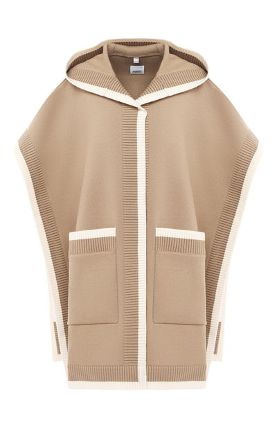 Женская накидка из шерсти и кашемира BURBERRY, арт. 8031582