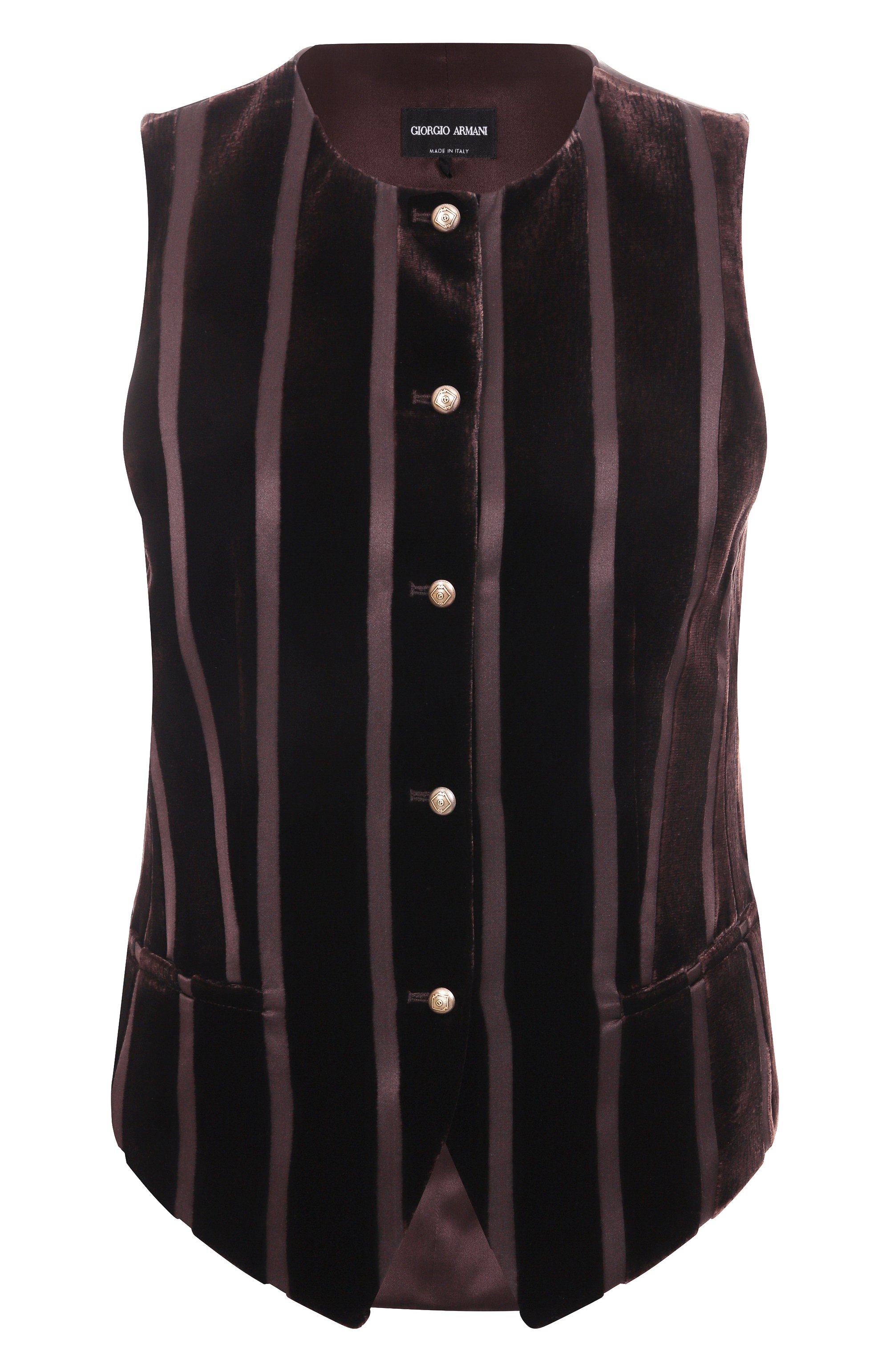Жилет из виск�озы и шелка GIORGIO ARMANI, арт. GW001588/TE16785, фото 1