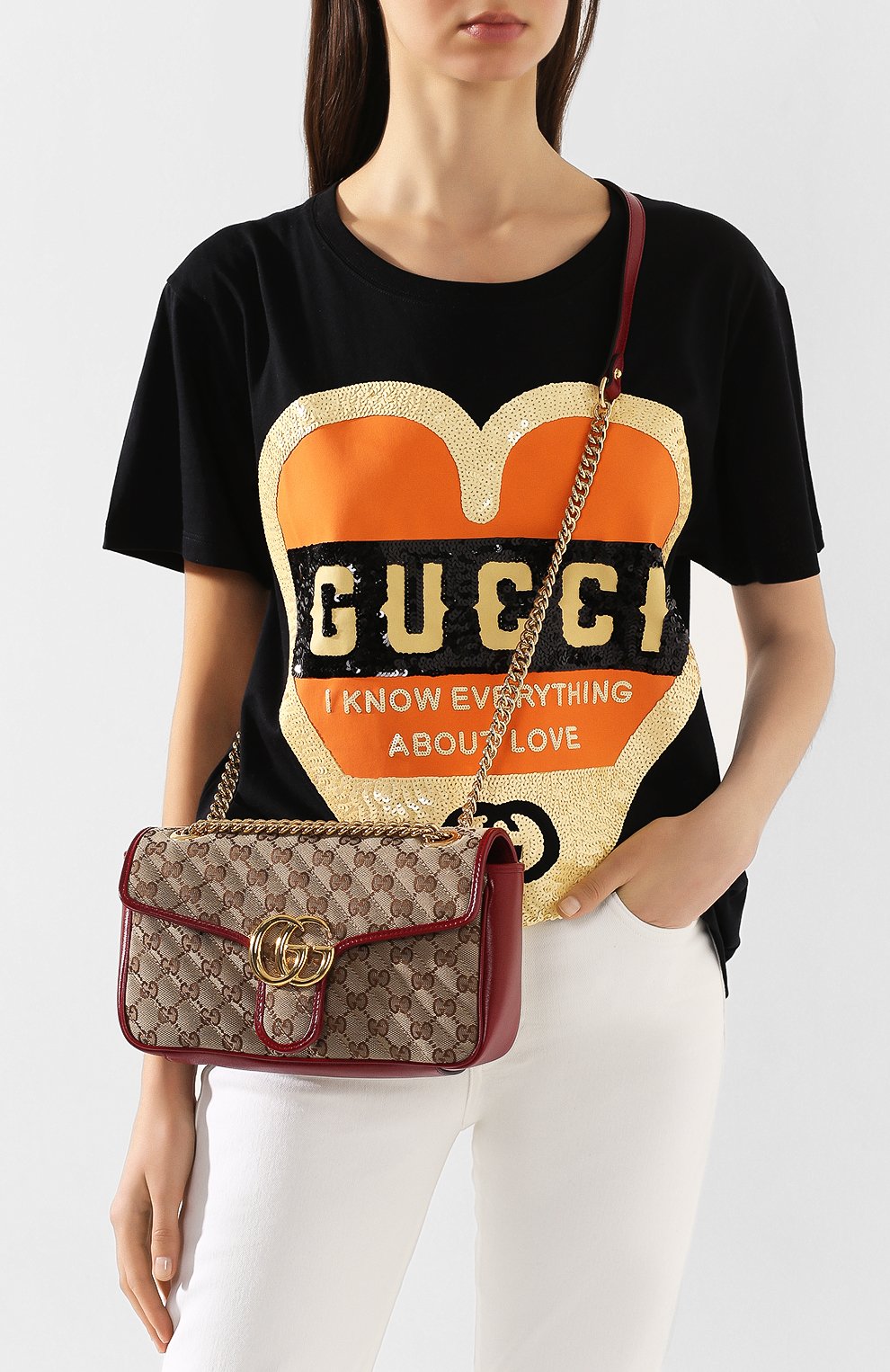 Сумка gg marmont small GUCCI, арт. 443497/HVKEG, фото 2