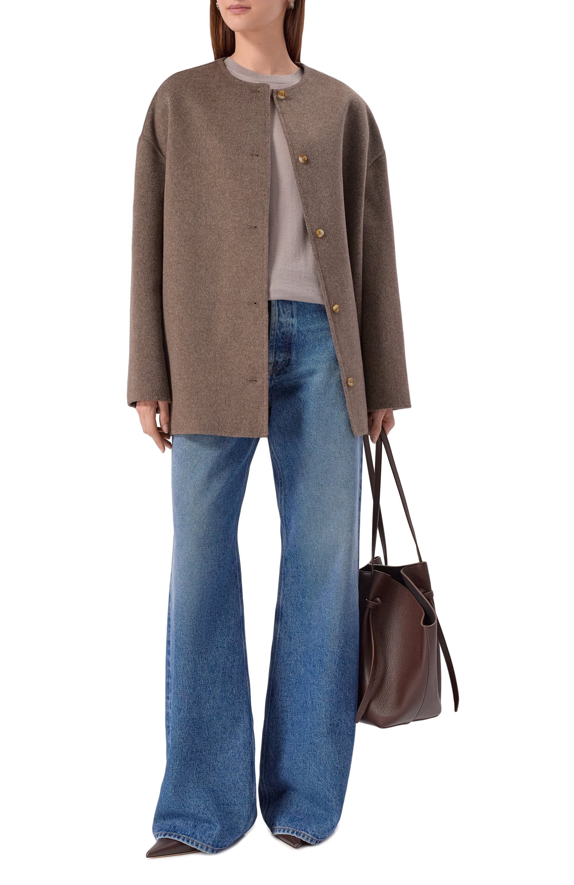 Полупальто из шерсти и кашемира LOULOU DE SAISON, арт. DUNNE, фото 2