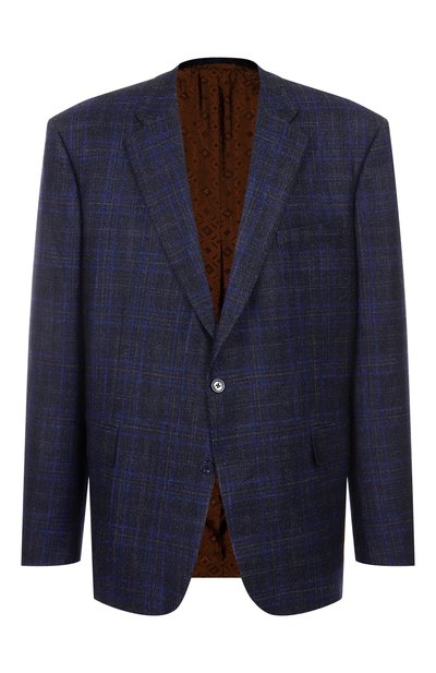 Мужской пиджак из шерсти и шелка STEFANO RICCI, арт. S1RF432000/LP72HA/64