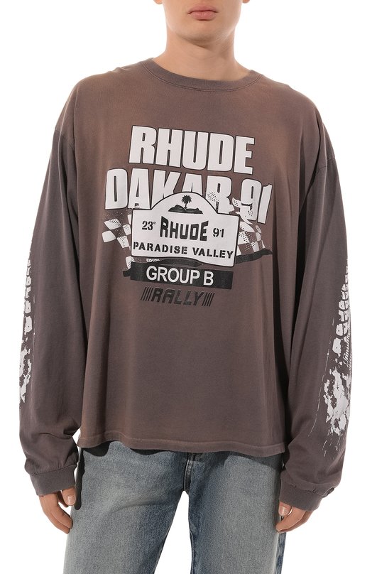 фото Хлопковый лонгслив rhude