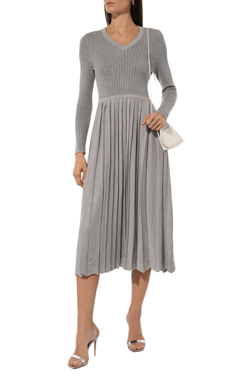 Платье из шелка и кашемира FREEAGE, арт. W25.DR113.6039.901, фото 2