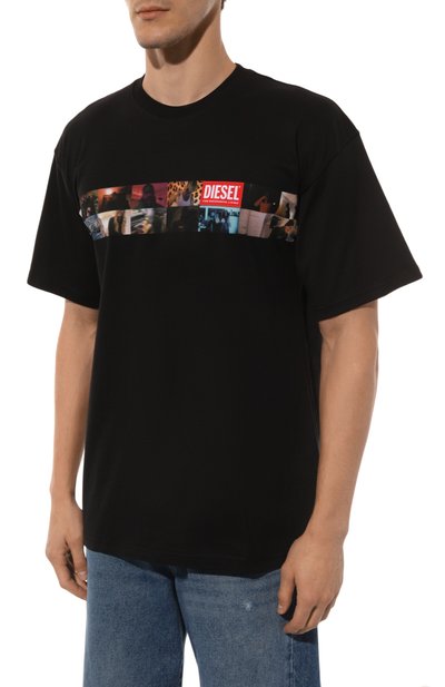 Хлопковая футболка DIESEL, арт. A16476/0AKAK, фото 3