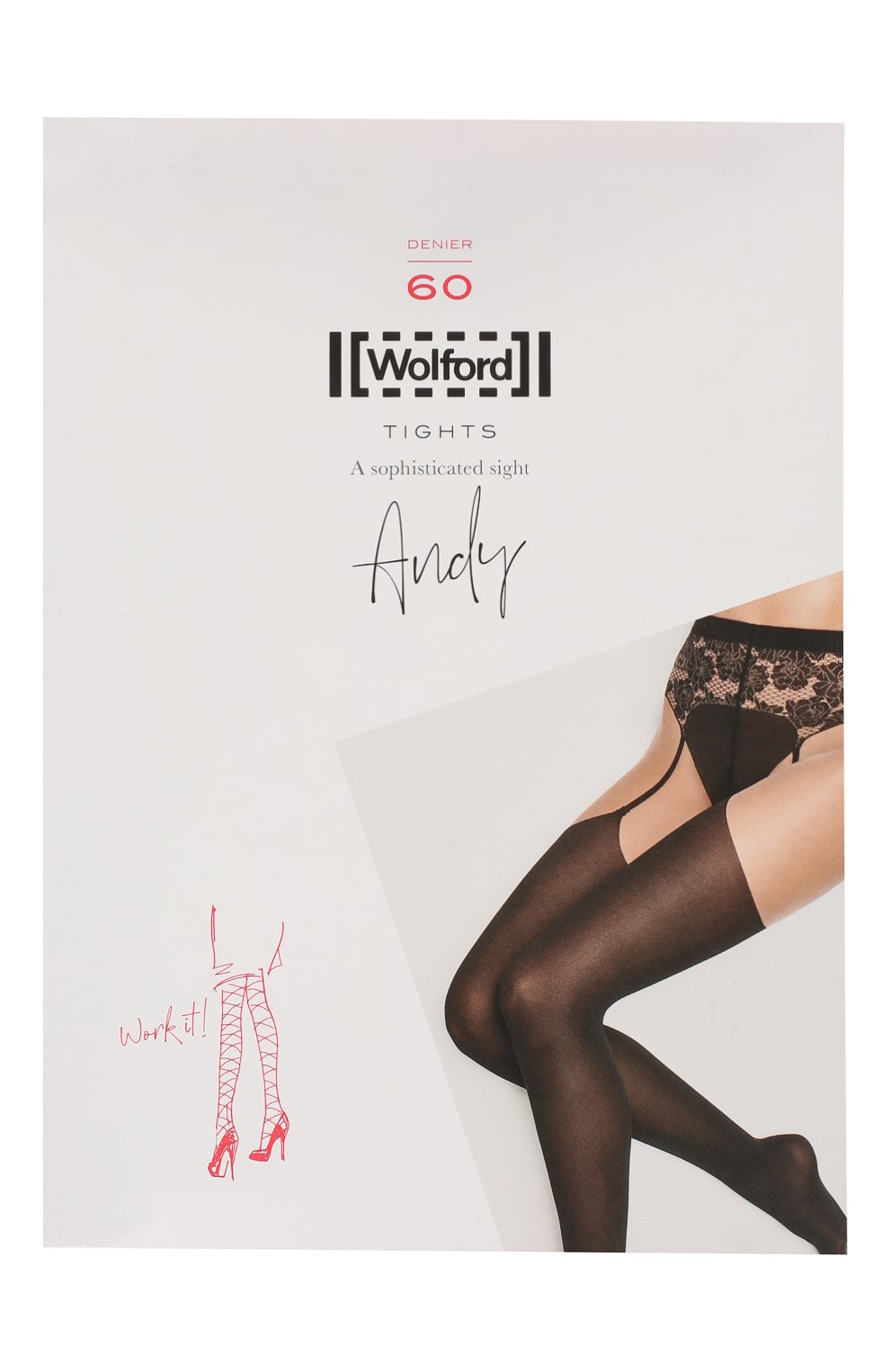 Колготки WOLFORD бежевого цвета по цене 5030 руб., арт. 14831, фото 1 Колготки WOLFORD, арт. 14831, фото 1