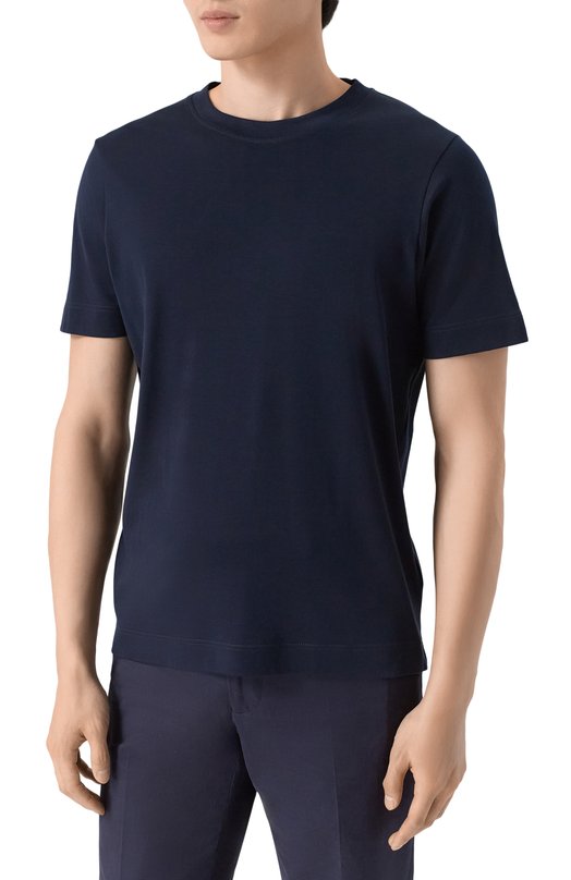 Хлопковая футболка Gran Sasso 60139/81001 Синий  60139/81001 Фото 3