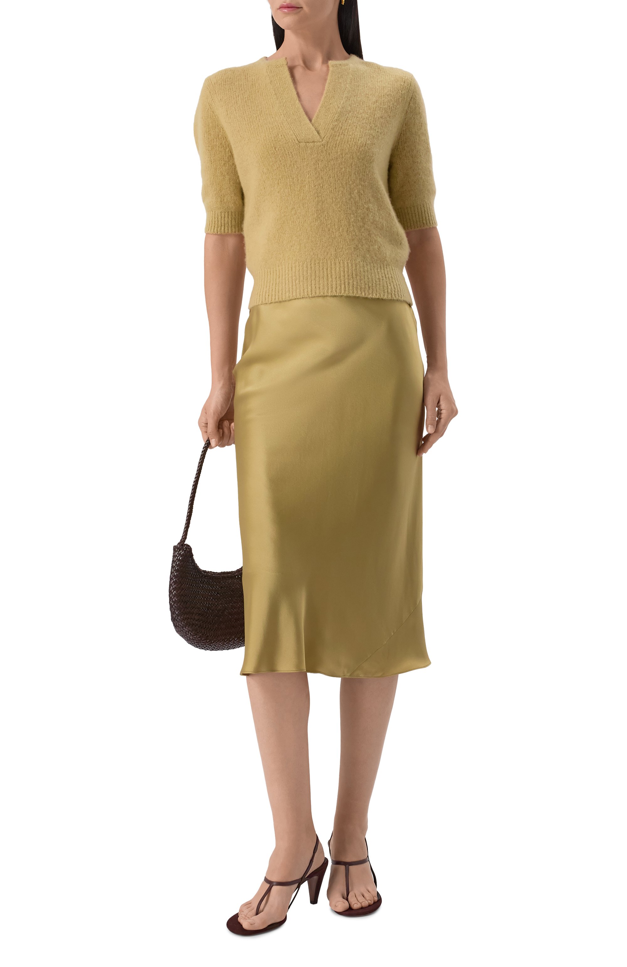 Атласная юбка DOROTHEE SCHUMACHER, арт. 147305, фото 2