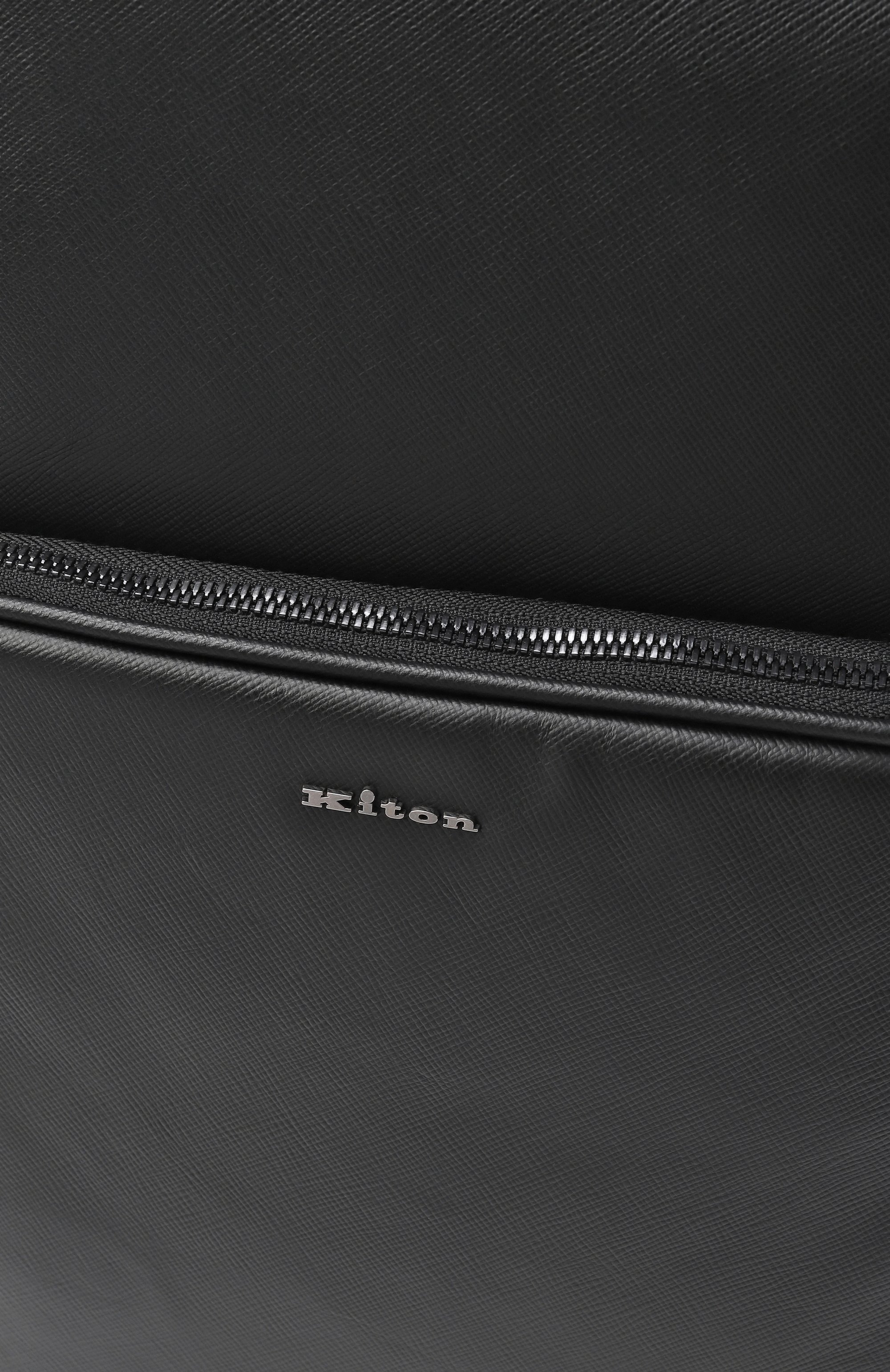 Кожаный рюкзак KITON черного цвета по цене 296000 руб., арт. UBA0145N0126901, фото 3 Кожаный рюкзак KITON, арт. UBA0145N0126901, фото 3