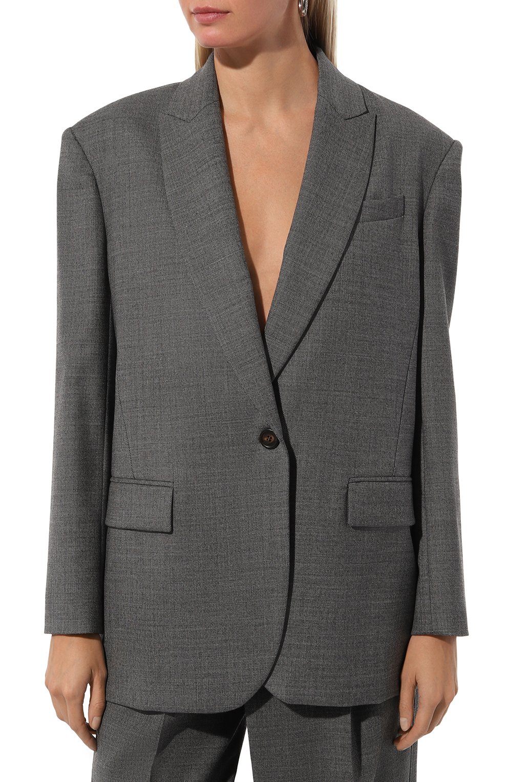 Шерстяной жакет BRUNELLO CUCINELLI, арт. MB1167320P, фото 3