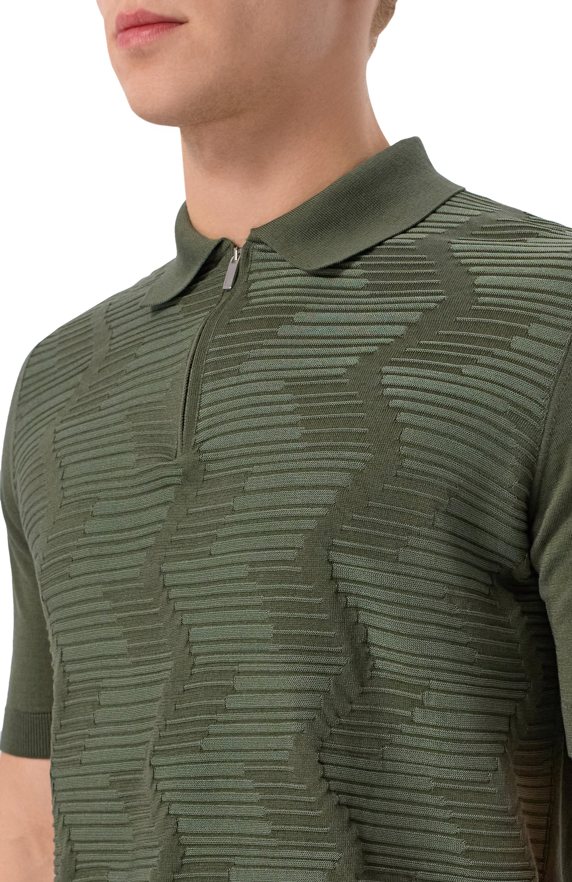 Поло из шелка и хлопка ZILLI, арт. KZP002M0142VTNW00, фото 5