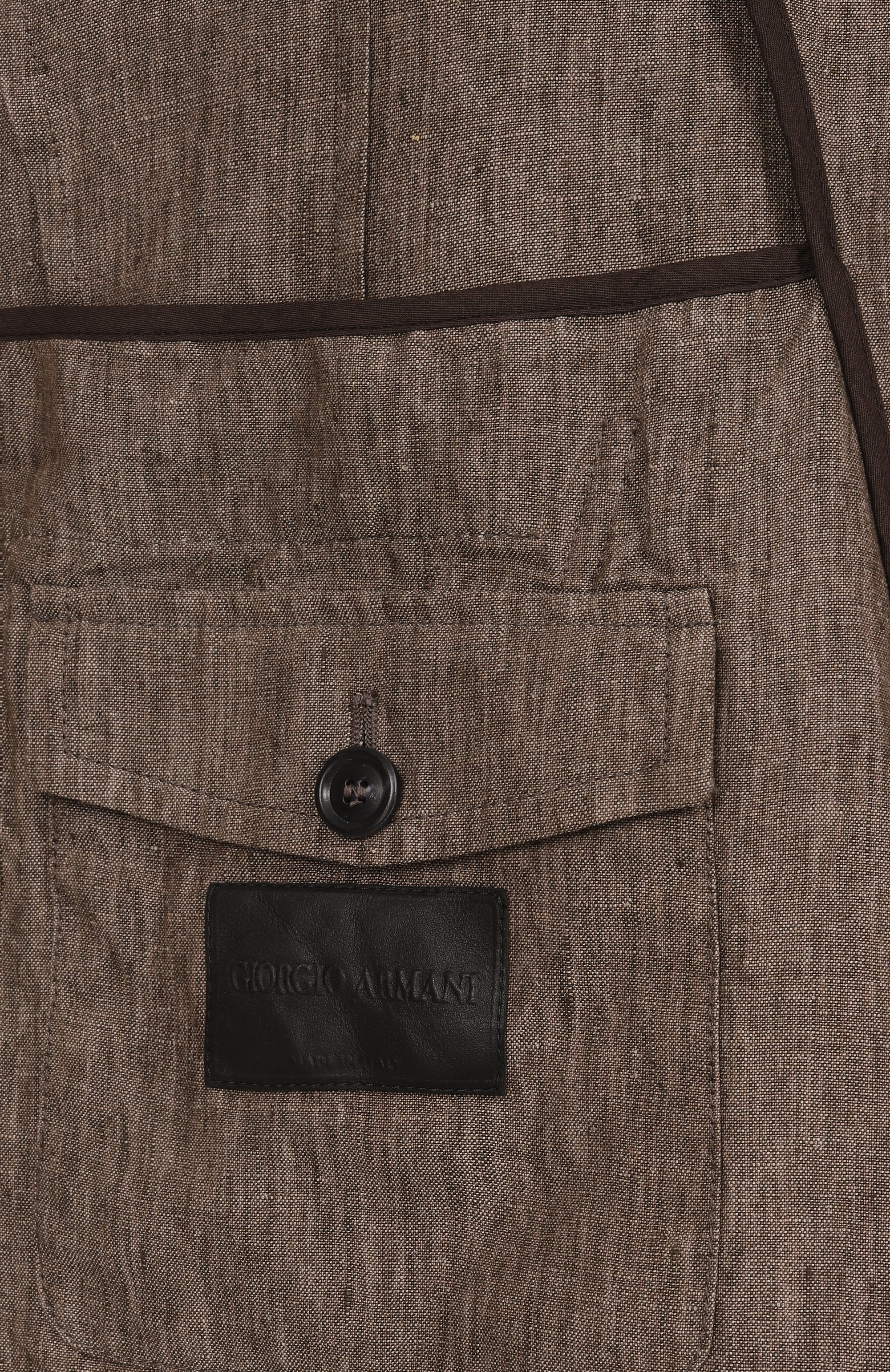 Льняной пиджак GIORGIO ARMANI, арт. GM001742/AF17957, фото 9