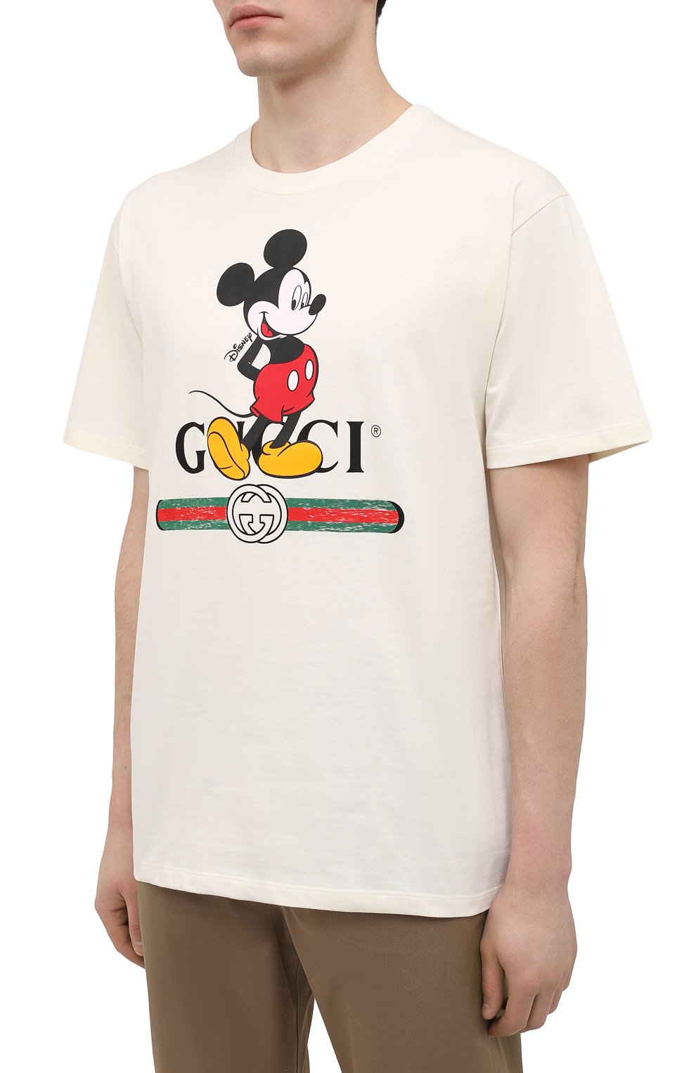 Хлопковая футболка disney x gucci GUCCI, арт. 565806/XJB66, фото 3