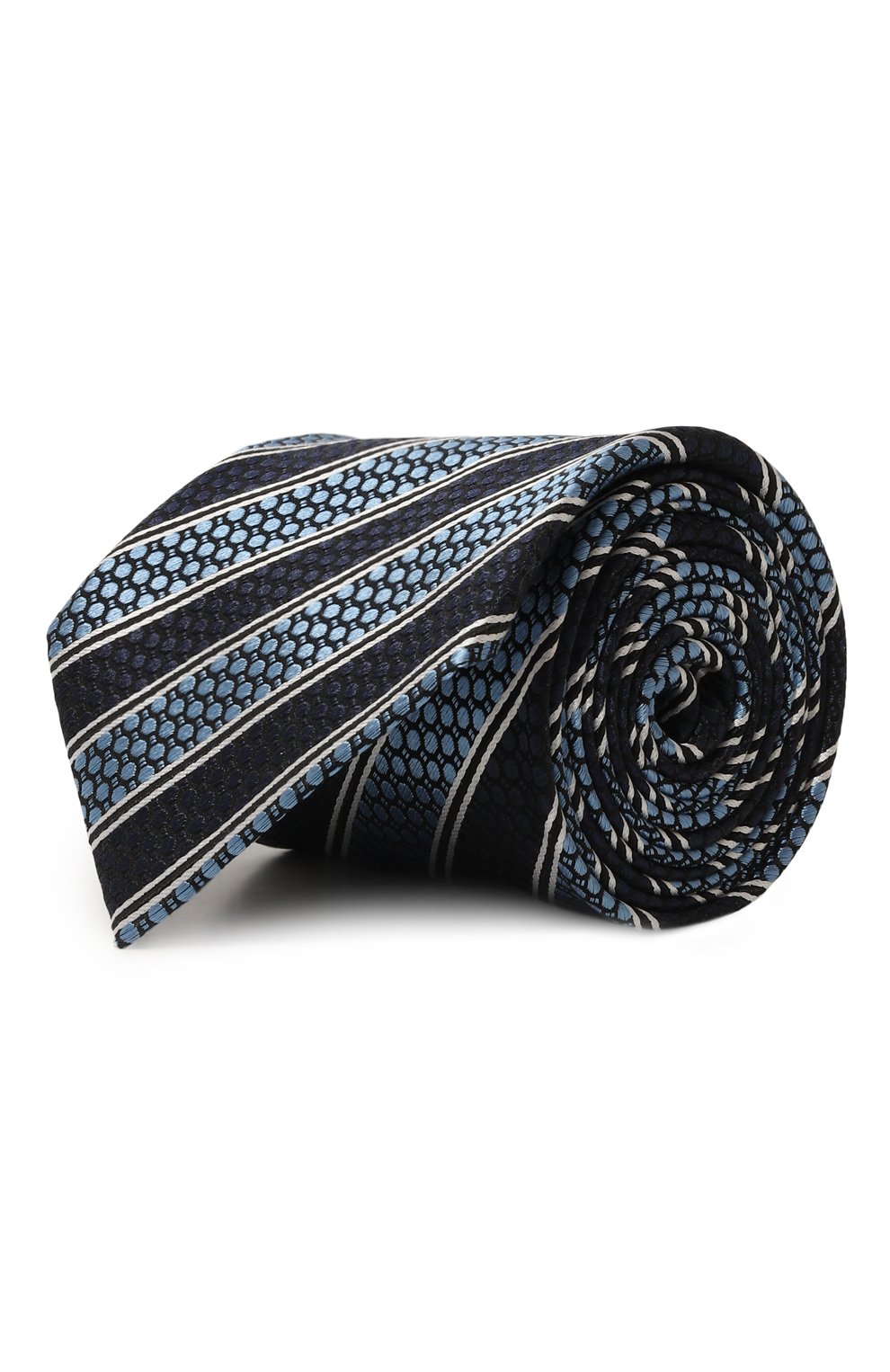 Галстук из шелка и хлопка ZEGNA, арт. Z6W04TA6/1P8424, фото 1