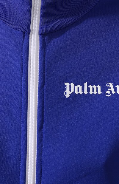 Кардиган на молнии PALM ANGELS синего цвета по цене 43900 руб., арт. PMBD001S193840013001, фото 5 Кардиган на молнии PALM ANGELS, арт. PMBD001S193840013001, фото 5