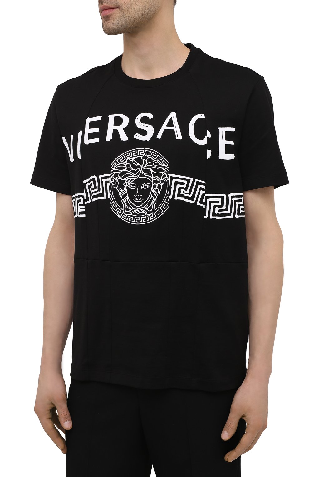 Хлопковая футболка VERSACE, арт. A86893/A228806, фото 3