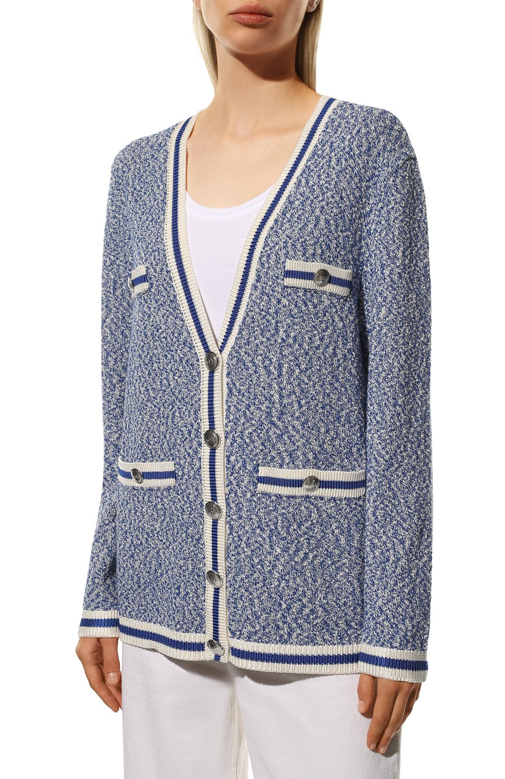 Хлопковый кардиган BOSS, арт. 50474056, фото 3