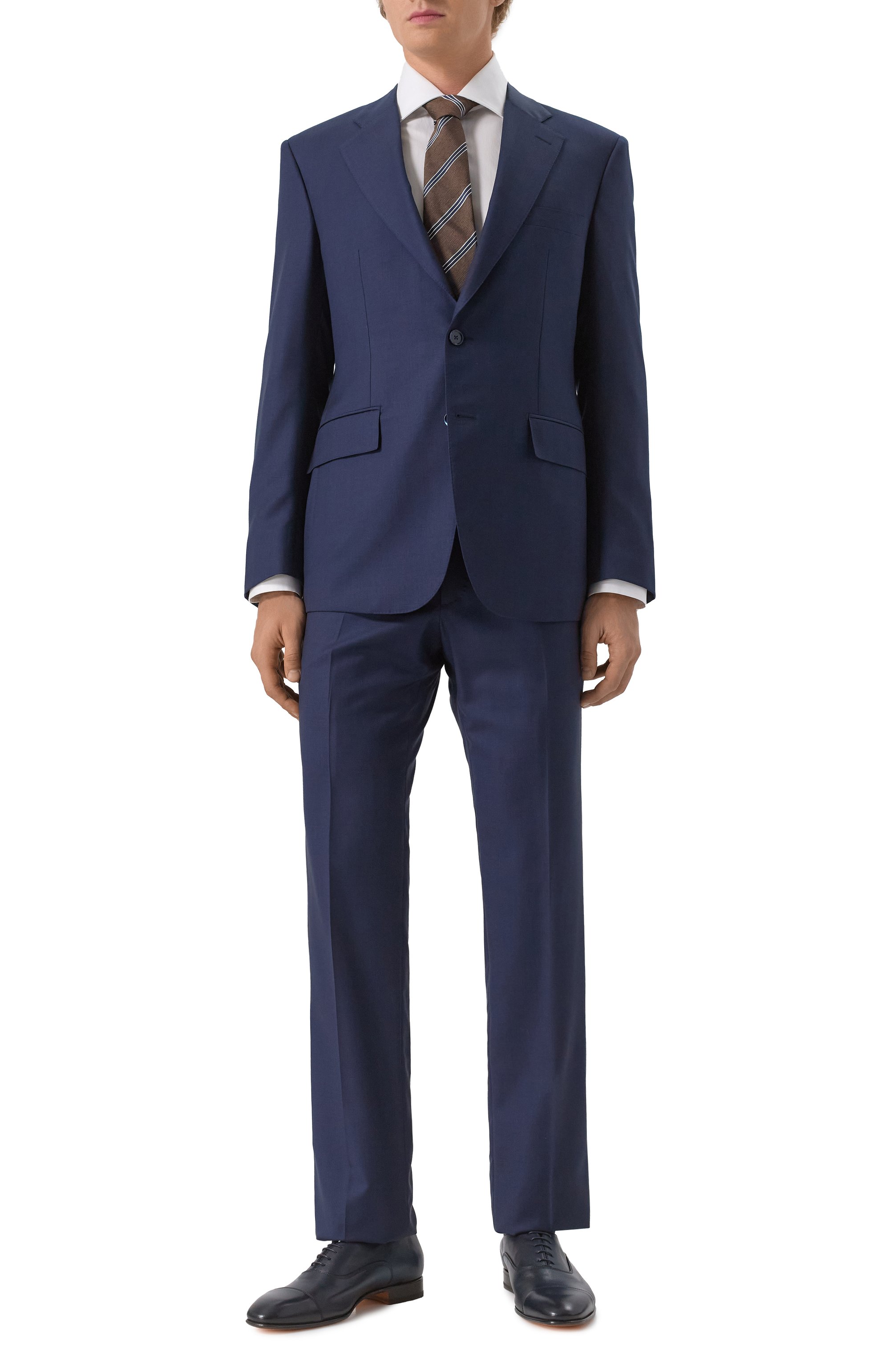 Кожаные оксфорды adrian SANTONI, арт. MCAG18883LA3SGFR, фото 2