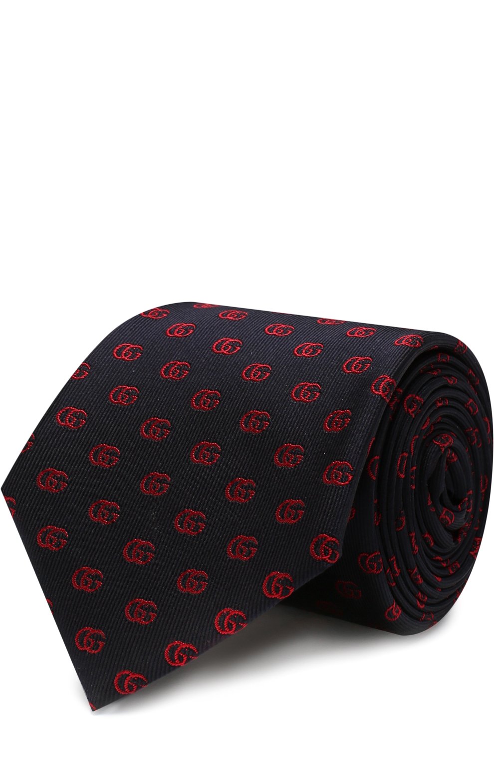 Шелковый галстук с принтом GUCCI, арт. 444421/4E002, фото 1