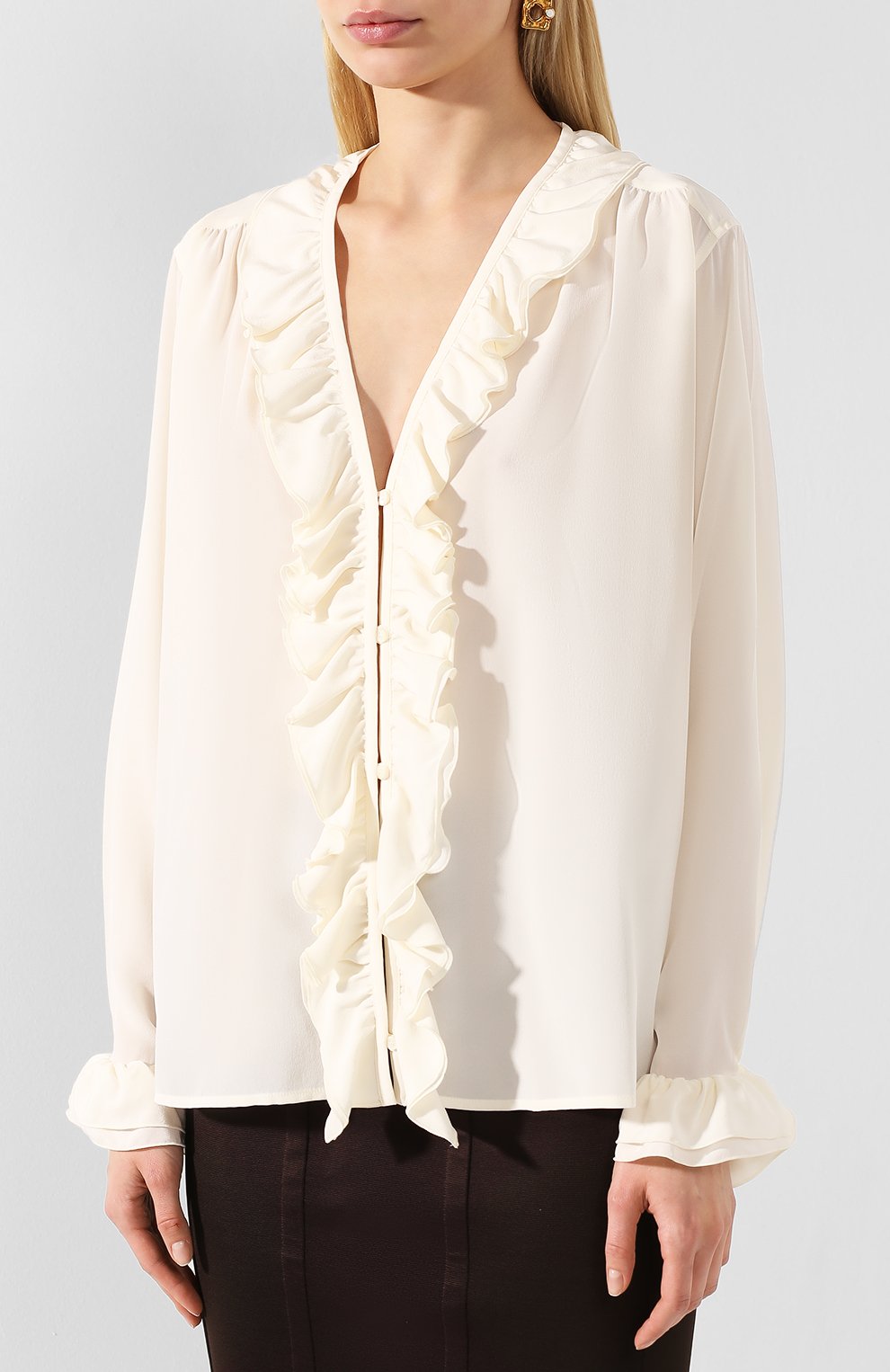 Шелковая блузка VICTORIA BECKHAM, арт. 1220WSH001217B, фото 3