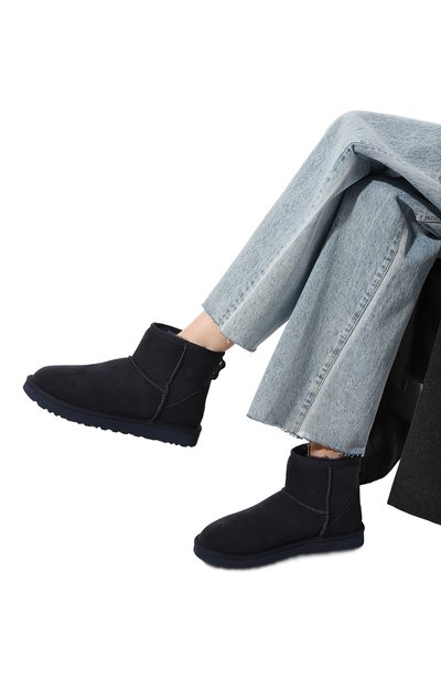 Замшевые полусапоги classic mini ii UGG, арт. UGSCLMSNGH1016222W, фото 3