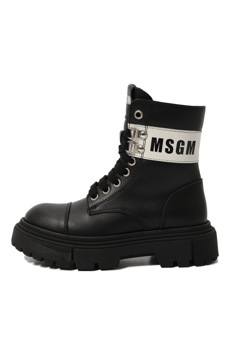 Кожаные ботинки MSGM KIDS, арт. 76273/28-35, фото 1