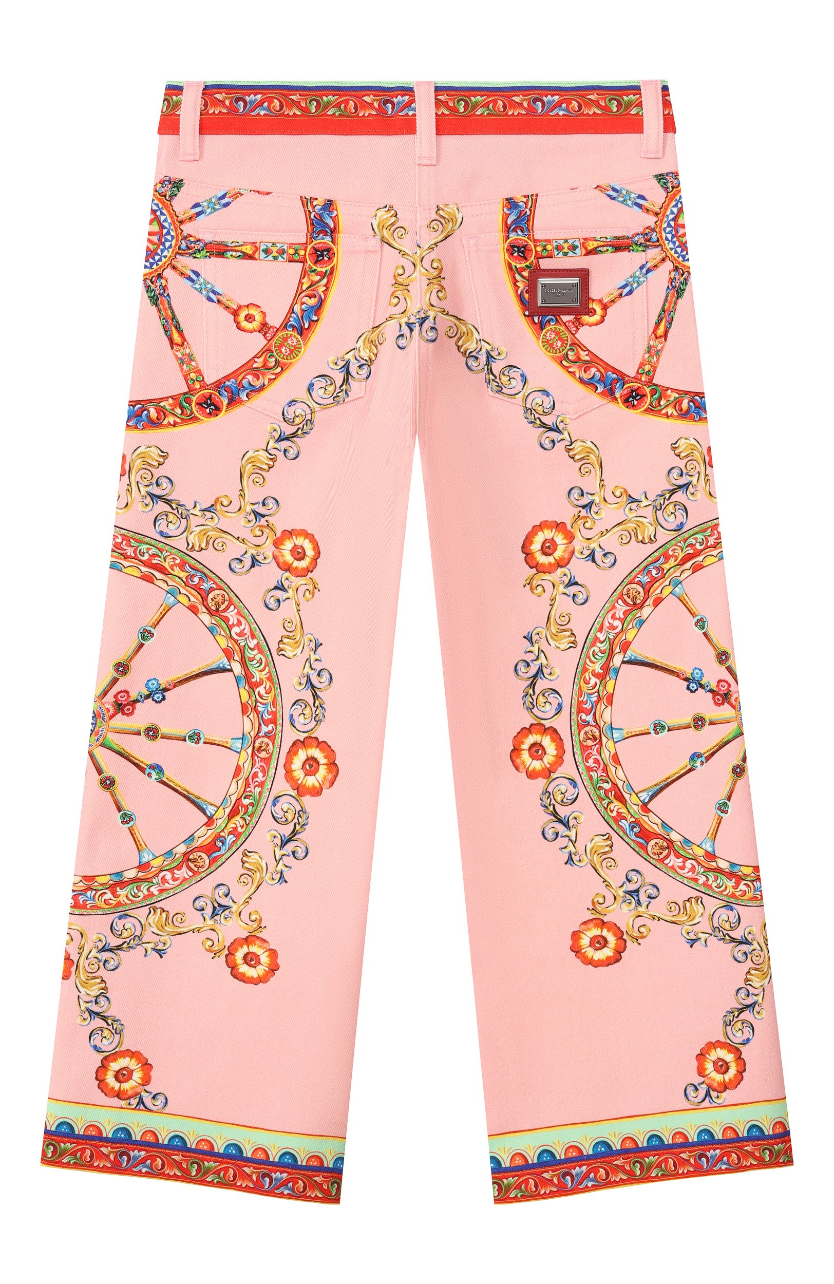 Джинсы DOLCE & GABBANA розового цвета по цене 71950 руб., арт. L53F04/LDE05, фото 2 Джинсы DOLCE & GABBANA, арт. L53F04/LDE05, фото 2