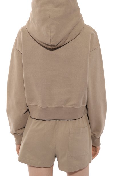 Хлопковое худи SPORTY AND RICH бежевого цвета по цене 20600 руб., арт. ST074516232GY15, фото 4 Хлопковое худи SPORTY AND RICH, арт. ST074516232GY15, фото 4