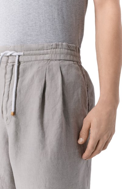 Льняные шорты BRUNELLO CUCINELLI, арт. M243DU0020, фото 5