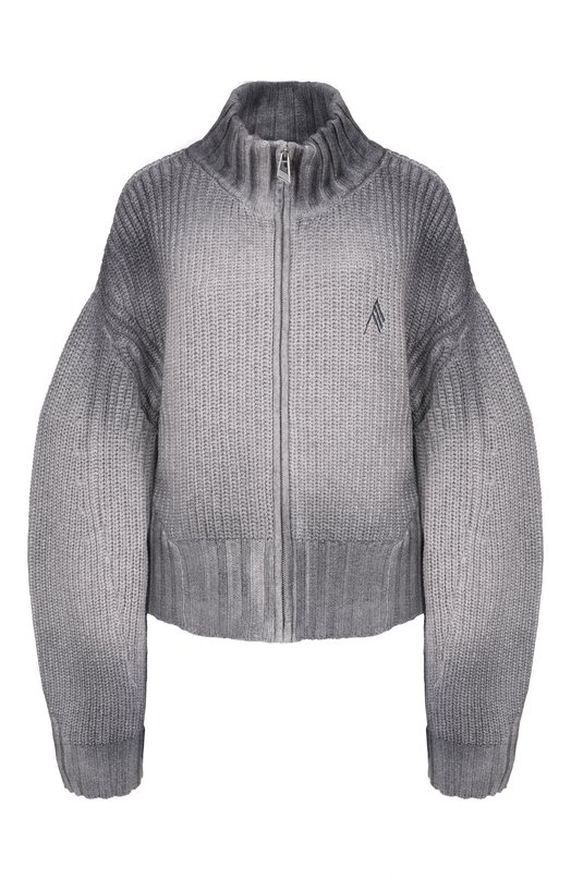 Кардиган из шерсти и кашемира The Attico 260WCD00009/KWS011SP Серый 260WCD00009/KWS011SP