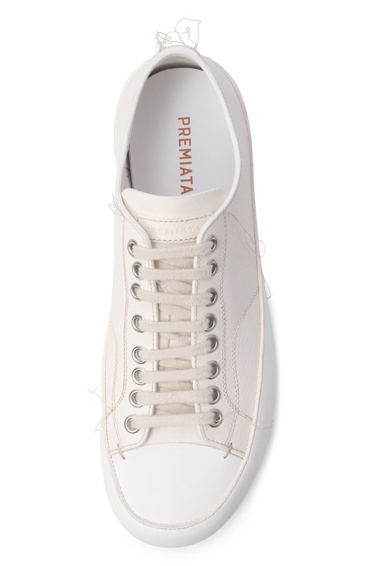 Кожаные кеды Mark Premiata 32423/VAR 3 Кремовый  32423/VAR 3 Фото 5
