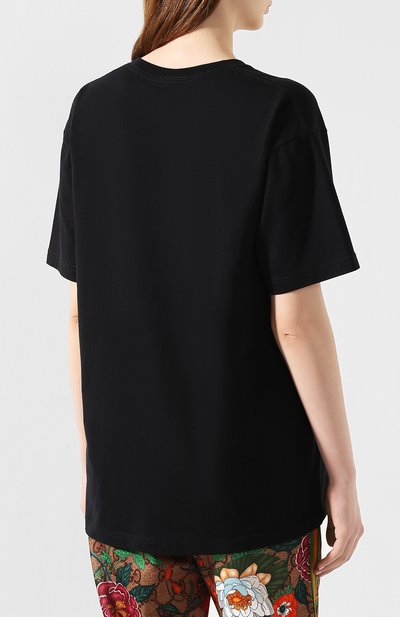 Хлопковая футболка GUCCI, арт. 539081/XJBYA, фото 4