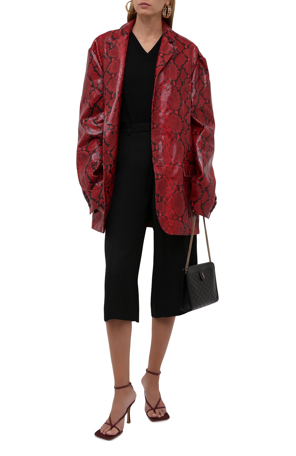 Кожаный жакет VETEMENTS красного цвета по цене 482500 руб., арт. UA52JA930RL 2403/W, фото 2 Кожаный жакет VETEMENTS, арт. UA52JA930RL 2403/W, фото 2