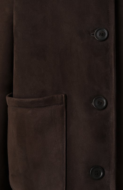 Двусторонняя дубленка Maslov SD032 Коричневый  SD032 Фото 6