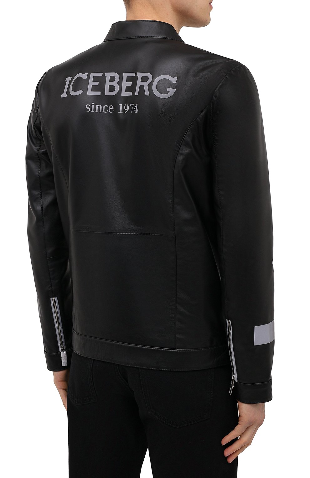 Кожаная куртка ICEBERG, арт. 21E I1P0/Z021/6801, фото 4