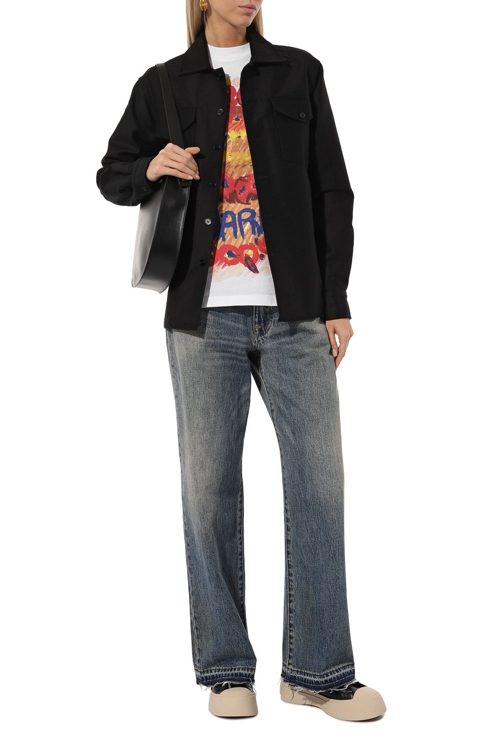 Атласная рубашка MARNI, арт. CUMU0310S1/TCY36, фото 2