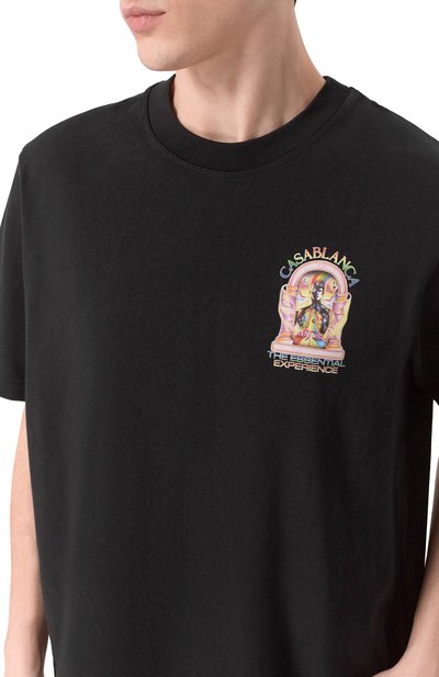 Хлопковая футболка CASABLANCA, арт. M-SP26-JTS-001-17, фото 5