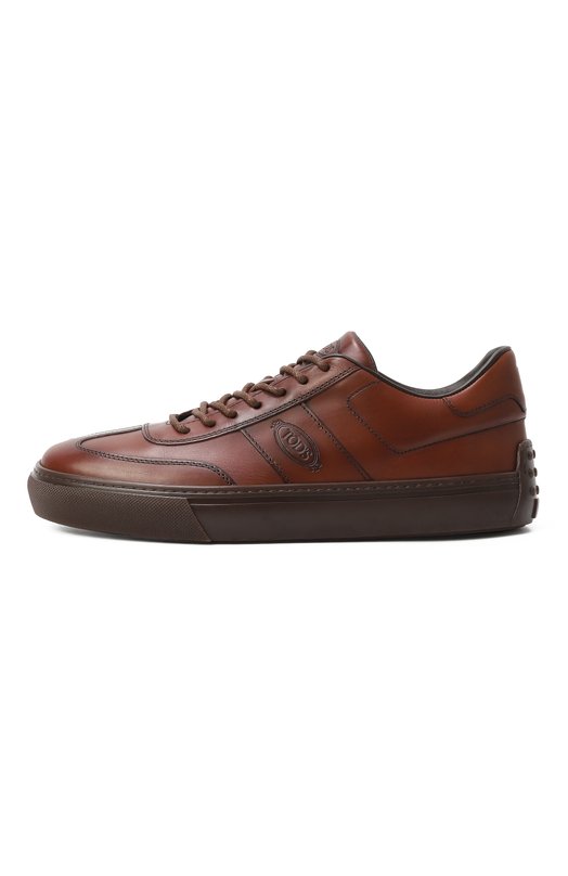 Кожаные кеды Tod’s XXM03E0GC50S96 Коричневый  XXM03E0GC50S96 Фото 4