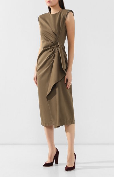 Хлопковое платье DRIES VAN NOTEN, арт. 192-31096-8288, фото 3