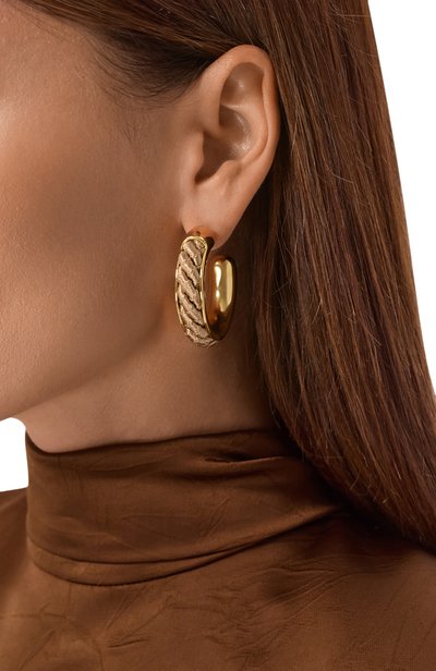Серьги EDDIE BORGO бежевого цвета по цене 29950 руб., арт. ER930302TAU, фото 2 Серьги EDDIE BORGO, арт. ER930302TAU, фото 2